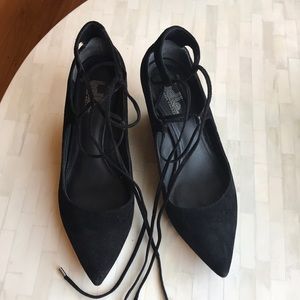 Belle by Sigerson Morrison lace up wedges